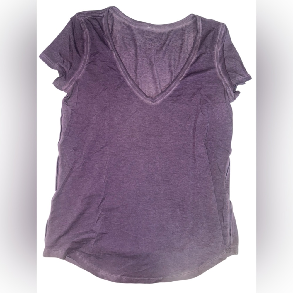 lululemon athletica Deep Purple Short Sleeve Tee